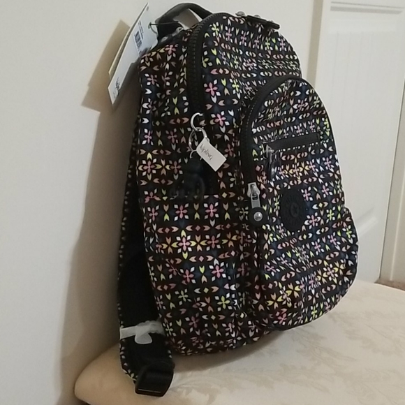 Kipling Seoul Go Small Backpack Floral Mozzaik - Picture 7 of 15